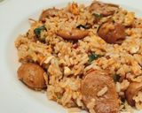 Foto langkah ke 5 dari resep Nasi Goreng Sosis.