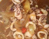 Foto langkah ke 4 dari resep Cumi saos padang.