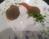 A picture of step 1 of Chicken samosa skewers.