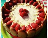 Foto langkah ke 12 dari resep Strawberry Mousse Torte (Strawberry Charlotte).