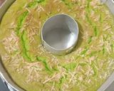 Foto langkah ke 7 dari resep Bolu tape panggang keju pandan.