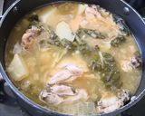 A picture of step 3 of Winter Chicken Soup with Veges & Roast Butternut in oven.