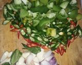 Foto langkah ke 2 dari resep Ikan cuek tongkol cabe ijo.