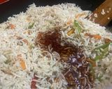 A picture of step 9 of Chicken fried rice.