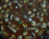 A picture of step 6 of Stuffed Eggplant and Peas & Mushroom with Chapati.