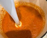 A picture of step 6 of Roasted Tomatoes and Pepper Soup.