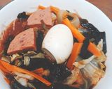 Hình bước làm 5 của món Miến kim Chi
