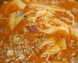 Foto del paso 4 de la receta: Guiso de lasaña con carne picada,