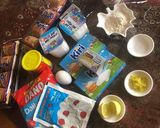 صورة لخطوة 1 من وصفة تشيز كيك جلاكسي