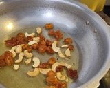 A picture of step 1 of Mango kesari.