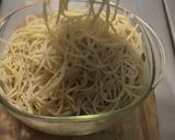 Foto del paso 8 de la receta: Espagueti con Crema de Champiñones y Chorizo Chipotleado