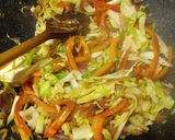 A picture of step 6 of Simple Stir Fry with leftover chicken.
