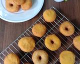 Foto langkah ke 9 dari resep Donat Labu Kuning Unicorn Tanpa Ulen 🍩🎃🦄.
