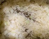 Hình bước làm 3 của món Risotto thịt gà & măng tây
