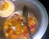 A picture of step 6 of Chatpati Bhindi.