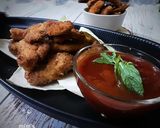 KFC মতো চিকেন স্ট্রিপস (KFC chicken strips recipe in Bengali) রেসিপি ধাপ - 5 ছবি