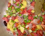 A picture of step 3 of Veg Biryani.