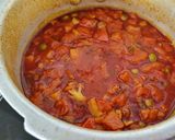 A picture of step 5 of Bhajipav in pressure cooker.