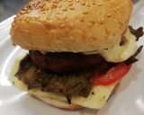 Φωτογραφία βήματος 2 της συνταγής Σπιτικά burger ♠️💜