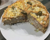 Foto del paso 6 de la receta: Torre de panqueques salada