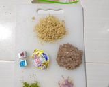 Foto langkah ke 1 dari resep Bubur Daging Tempe untuk MPASI Menu 4 Bintang.