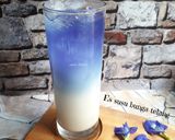 Foto langkah ke 4 dari resep Es susu bunga telang.