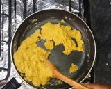 A picture of step 3 of Besan k Ladu   #KokabandCookpad  #Foodies&Freinds.