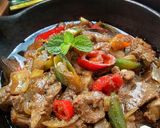 Foto langkah ke 4 dari resep Hati Ampela Lada Hitam.