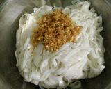 A picture of step 2 of Mi Quang with Shrimp and Pork.
