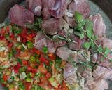 Fideuá csirkével és articsókával - spanyolos ételek magyarul recept fázis 2 fotója