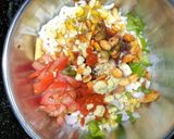 A picture of step 1 of Sweet Corn Bhel.