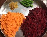 A picture of step 1 of Beetroot Popsicles.