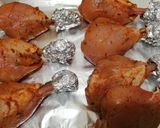Csirke lollipop fűszeres sült burgonyával recept fázis 4 fotója