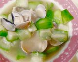 奶油蛤蜊絲瓜的食譜步驟4照片