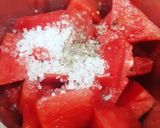 A picture of step 1 of Water Melon Juice.