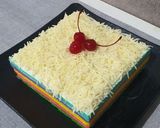 Foto langkah ke 5 dari resep Rainbow Cake Kukus Ny.Liem Lembut Gurih.