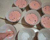 Foto langkah ke 9 dari resep Bolu Kukus Mekar (Semangka).