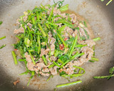 沙茶牛肉炒空心菜的食譜步驟6照片