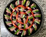 A picture of step 4 of Firinda Patlican Kebabi (Baked Aubergines with Lamb Meatballs Kebab).