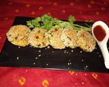 A picture of step 4 of Yam kabab.