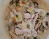 A picture of step 4 of My Chilli Chicken, Mushroom & Potato Bake. 😊.