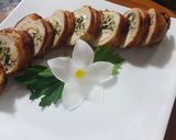 Foto del paso 3 de la receta: Enrollados de pollo con espinacas y jamón y o ricota