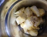 A picture of step 1 of Rising Sun Cocktail.
