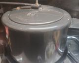 A picture of step 6 of Hyderabadi Veg Dum Biryani.