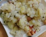 A picture of step 4 of Sabudana khichdi.