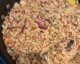 A picture of step 3 of Fried Chicken Rice.