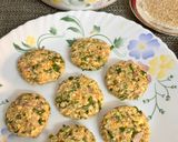 A picture of step 7 of Healthy High Protein Sprouted Green Gram Oats Paneer Tikki.