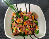 Foto del paso 4 de la receta: Ensalada de salmón ahumado, eneldo y granada