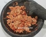 Foto langkah ke 4 dari resep Sambal tempe kukus.