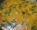 A picture of step 4 of JainDal Palak.